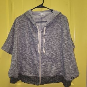 Victoria's secret sleeveless hooded zip up